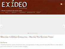 Tablet Screenshot of exideoconsulting.com